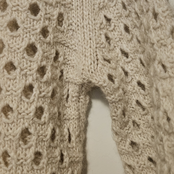 Ann Taylor Cream Open-Knit Sweater - Picture 3 of 5